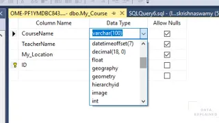 Create Insert Delete Truncate in SQL