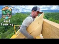 Framing A Steep Roof Building The Nantahala Retreat