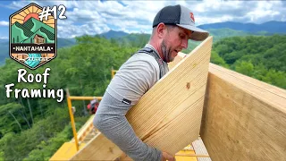 Framing A Steep Roof Building The Nantahala Retreat