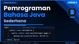 Pemrograman Java Sederhana - STRUKTUR DATA