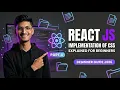 React JS Implementation of CSS 3 Ways to Add CSS in React Complete Hindi Tutorial