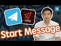 Automatically Send Start Messages with Button Customer Service OnlyTG Echo