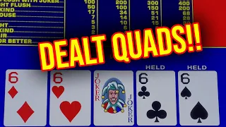 DEALT QUADS TWICE POKER IN LAS VEGAS
