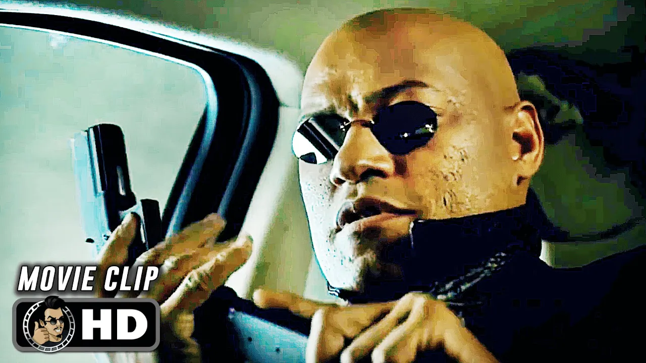 THE MATRIX RELOADED Clip - "Twins vs. Morpheus" (2003) Sci-Fi, Laurence Fishburne