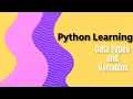 Python Essentials Part-2 Python data types and variables