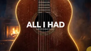 Sad Acoustic Guitar Type Beat 'All I Had' | Emotional Folk R&B Instrumental