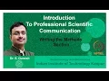 Lecture 12 Writing the Methods Section