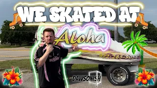 WE SKATED AT ALOHA ROLLER PALACE😱🌺🛼