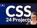 24 CSS Projects Loading Animations Progress Bars Flashcards More