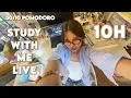 Download Lagu study with me live: 10 hours (real sounds, no music, 50/10 pomodoro technique) 🌷