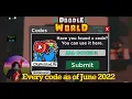 ALL CODES For Doodle World