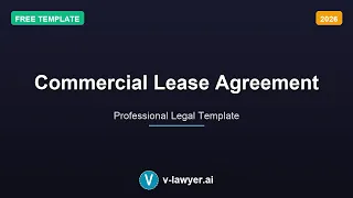 Commercial Lease Agreement Template - Free Professional 2026