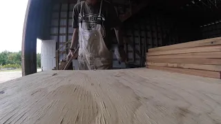 Varnishing Norna’s Beautiful Floors