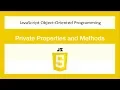 JavaScript Object-oriented Programming -Private Properties and Methods- JS