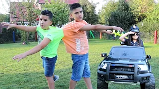 الشرطي دخل غزل السجن82 ألعاب سيارات شرطة أطفال بيبي بنات اغاني للأطفال 