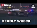 1 person killed in three-car crash on southwest Las Vegas freeway
