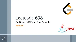 Leetcode 698 Partition to K Equal Sum Subsets Daily Challenge 2021