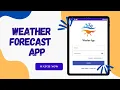 Weather App how to create Login Screen using material design android tutorial