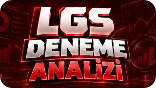 LGS Deneme Analizi Nasıl Yapılır? 📊