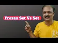Frozen Sets VS Set in Python