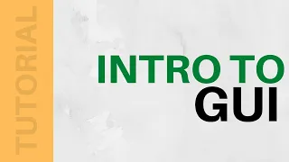 Intro to Java - JFrame GUI