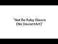 Not Be Ruby Gloom No DeviantArt