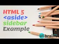 Download Lagu 16 HTML 5 aside tag | html sidebar | html tutorial for beginners | UiBrains | NAVEEN SAGGAM