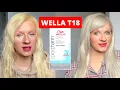 Best Toning Job I ve Ever Done Wella T18 Ash Blonde