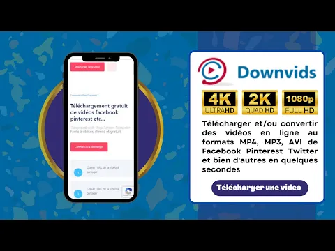 Download MP3 Comment télécharger vidéos en ligne et convertir en MP3, MP4 ou AVI et en 4K ou HD avec downvids.fr