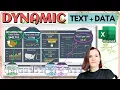 How to Link Dynamic Text Data to a Shape in Excel