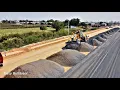 Lagu OMG!!!Motor Grader Clearing Skill , Longest Clearing Gravel Making New Road (Part2)