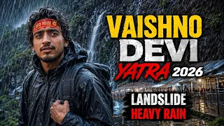 Vaishno Devi Yatra 2026 Hit by Heavy Rain & Landslide 🌧️⚠️ 
