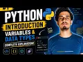 Python Introduction to Python Variables Data Types Python for Beginners