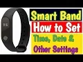 How to set time in mi Band mi watch time setting Humsafar Tech