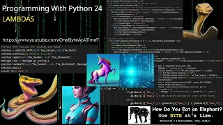 Programming With Python 24 LAMBDAs