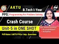 PPS UNIT-5 I ONE SHOT I By Nidhi Parashar Ma am I Gateway Classes I AKTU