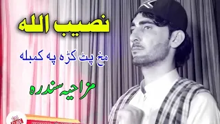 pashto new funny song makh pat kara pa kambala by naseeb ullah