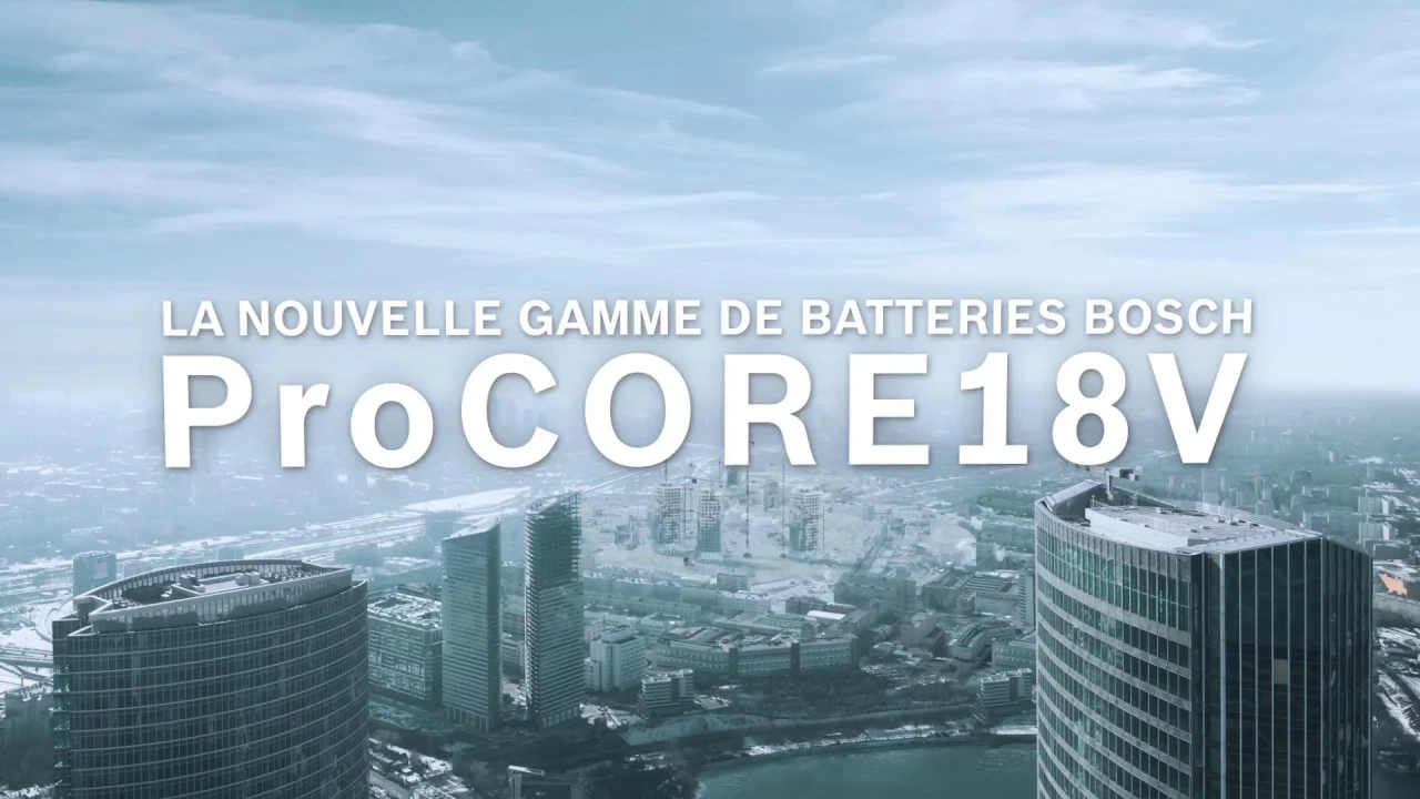 La gamme de batteries Bosch ProCORE18V et le système sans fil 18 V