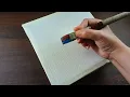 Beautiful and Easy Autumn Tree STEP by STEP Easy Painting Tutorial DEMONSTRATION
