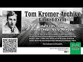 Tom Kromer Archive Launch April 13 2022