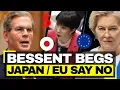 Bessent BEGS Japan and Europe to Stop Selling US Bonds - Caught on Camera