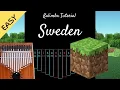 Sweden - C418 Kalimba Tutorial Easy