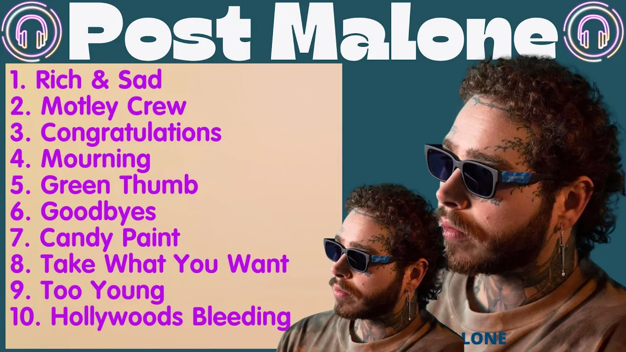 Post Malone - Post Malone Playlist - Best Song 2024