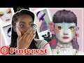 Using the FIRST thing I see on Pinterest to Create a sim Sims 4 CAS Challenge