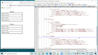 Table alignment in HTML using CSS