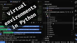 Managing versions and libraries with virtual environments in Python