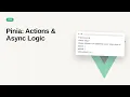 Vue js Pinia - Web development basic Series Pinia Actions Async Logic