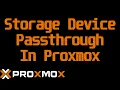 Passing a Physical Drive through to a VM in ProxMox