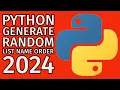 Python Random Shuffle List - Code Example 2024