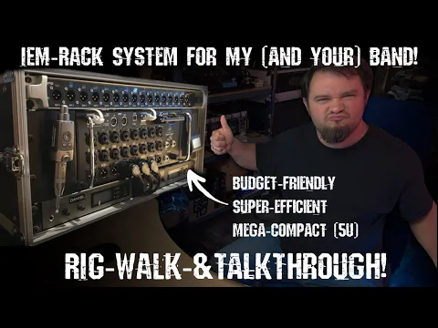 Download MP3 The most compact IEM Rig for your band in 2024! (Only 5U!) || IEM RACK Walkthrough